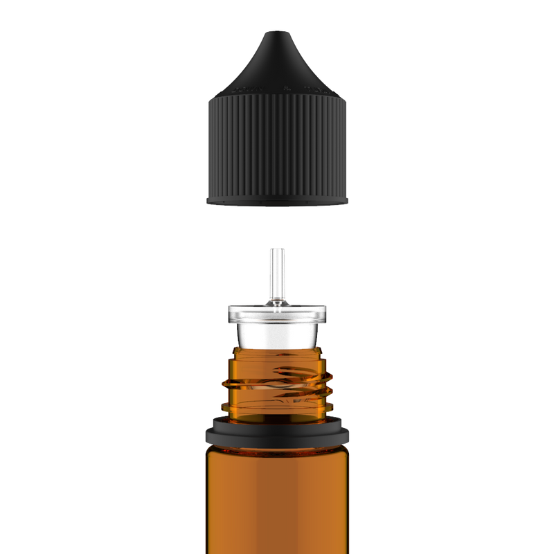 Chubby Gorilla Chubby Gorilla - 60ML Unicorn Bottle - Amber Bottle / Black Cap - V3