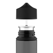 Chubby Gorilla - 120ML Unicorn Bottle - Translucent Black Bottle / Black Cap - V3 - Copackr.com