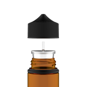 Chubby Gorilla - 60ML Stubby Unicorn Bottle - Amber Bottle / Black Cap - V3 - Copackr.com