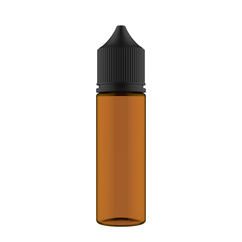 Chubby Gorilla - 50ML Unicorn Bottle - Amber Bottle / Black Cap - V3 - Copackr.com