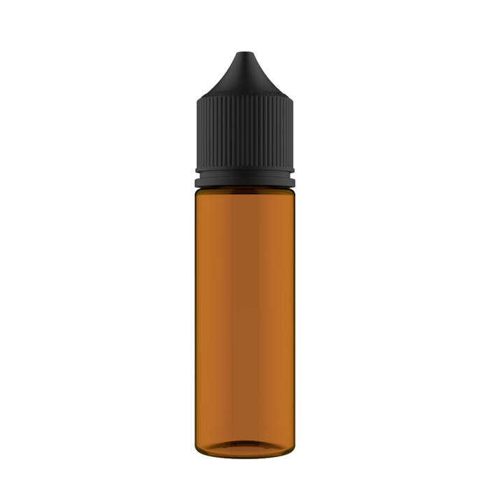 Chubby Gorilla - 50ML Unicorn Bottle - Amber Bottle / Black Cap - V3 - Copackr.com