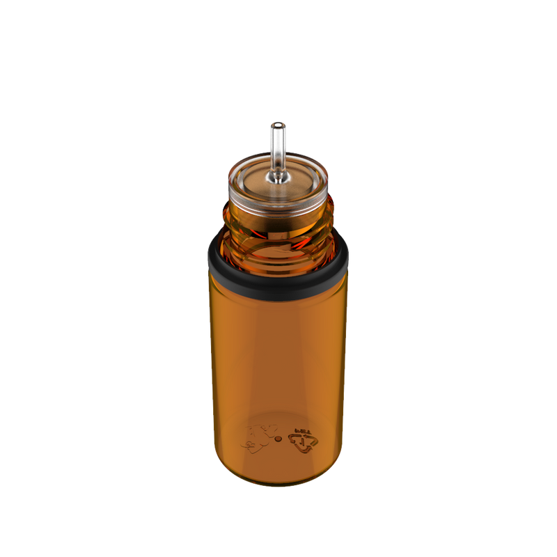 Chubby Gorilla - 30ML Stubby Unicorn Bottle - Amber Bottle / Black Cap - V3 - Copackr.com