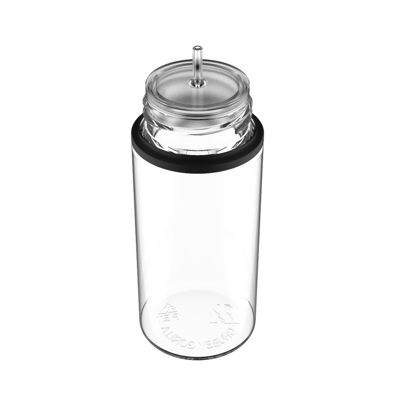 Chubby Gorilla - 100ML Unicorn Bottle - Clear Bottle / Black Cap - V3 - Copackr.com