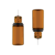 Chubby Gorilla - 10ML Unicorn Bottle - Amber Bottle / Black Cap - V3 - Copackr.com
