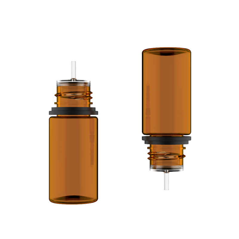Chubby Gorilla - 30ML Stubby Unicorn Bottle - Amber Bottle / Black Cap - V3 - Copackr.com