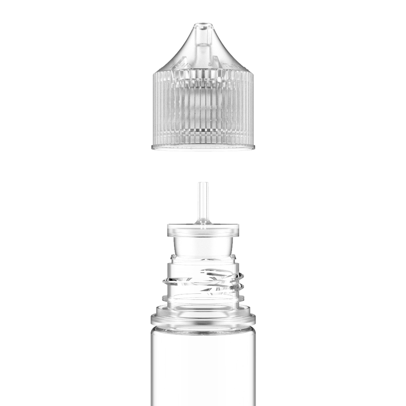Chubby Gorilla - 60ML Unicorn Bottle - Clear Bottle / Natural Cap - V3 - Copackr.com