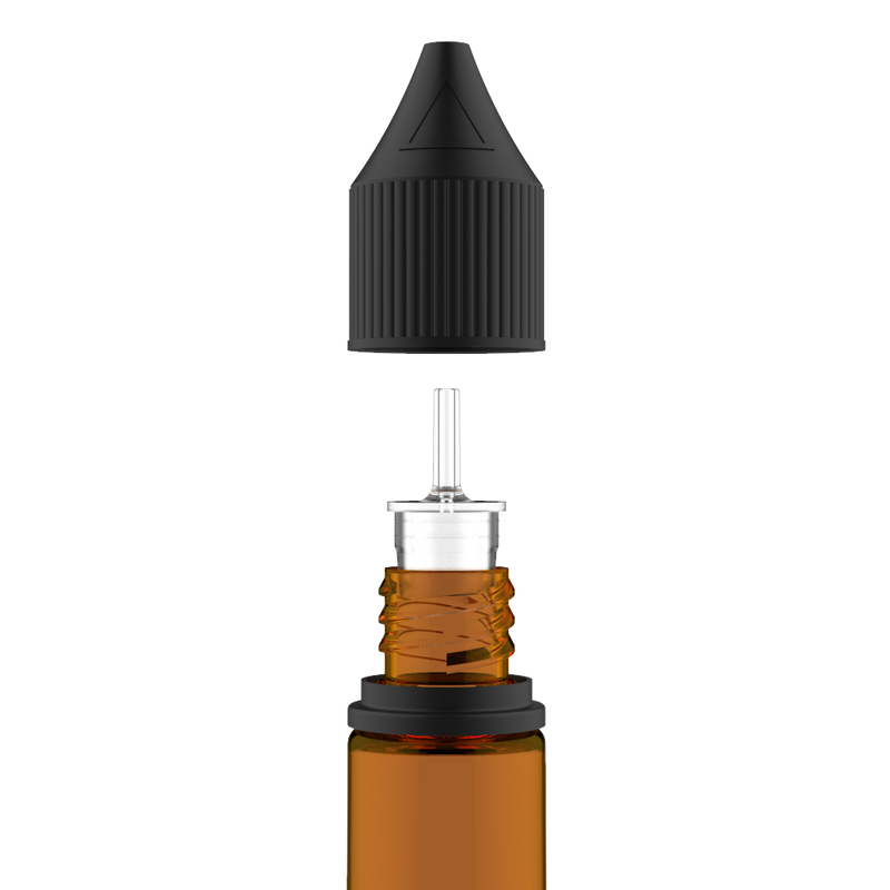 Chubby Gorilla - 10ML Unicorn Bottle - Amber Bottle / Black Cap - V3 - Copackr.com