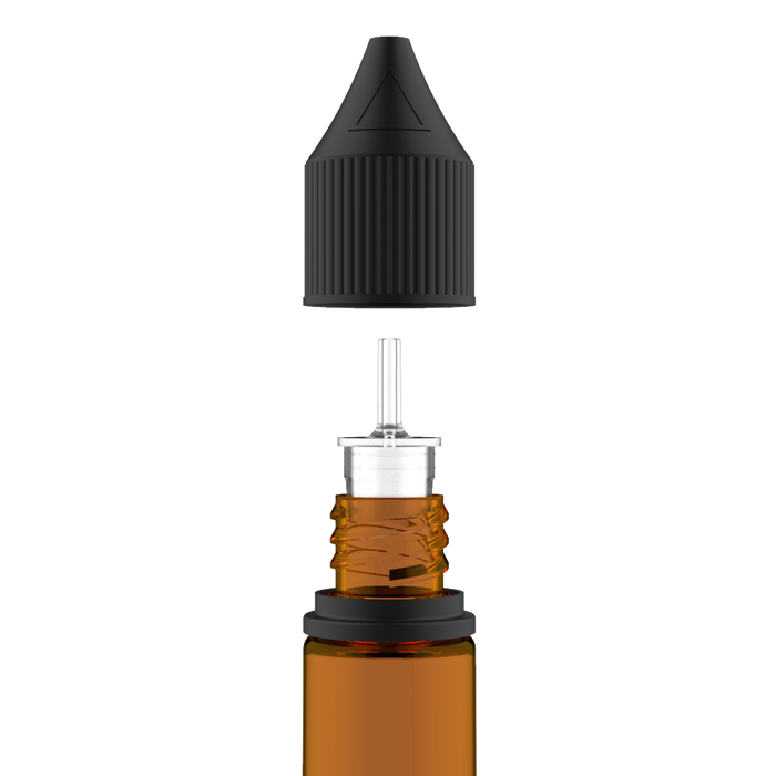 Chubby Gorilla - 10ML Unicorn Bottle - Amber Bottle / Black Cap - V3 - Copackr.com