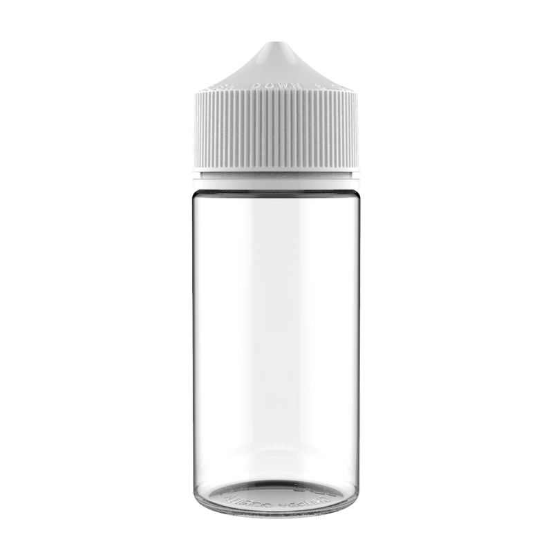 Chubby Gorilla Chubby Gorilla - 100ML Unicorn Bottle - Clear Bottle / White Cap - V3