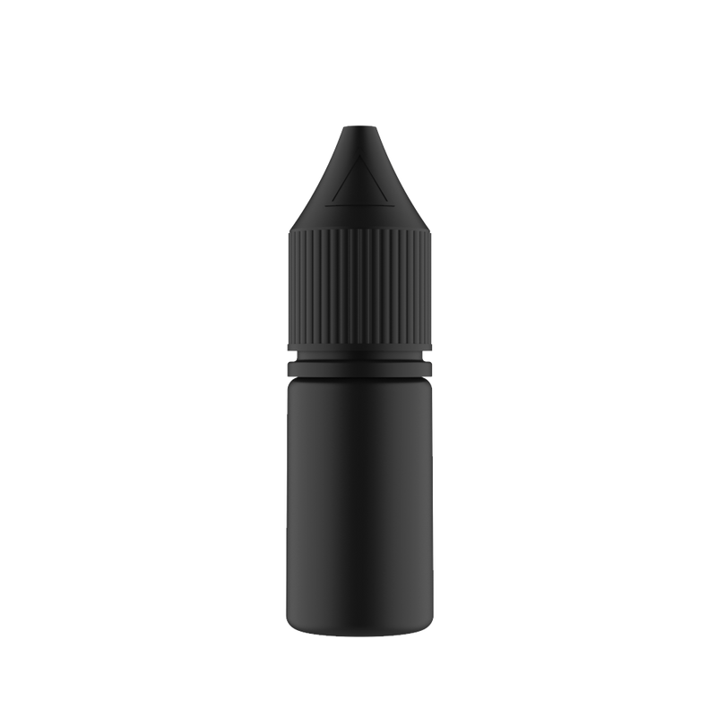 Chubby Gorilla - 10ML Unicorn Bottle - Solid Black Bottle / Black Cap - V3 - Copackr.com