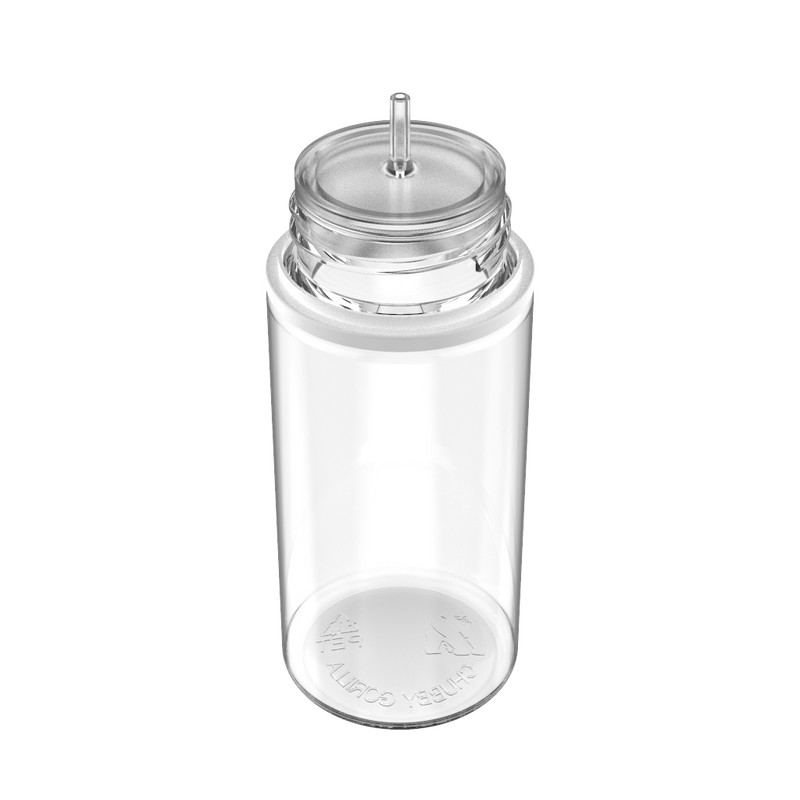 Chubby Gorilla Chubby Gorilla - 100ML Unicorn Bottle - Clear Bottle / White Cap - V3