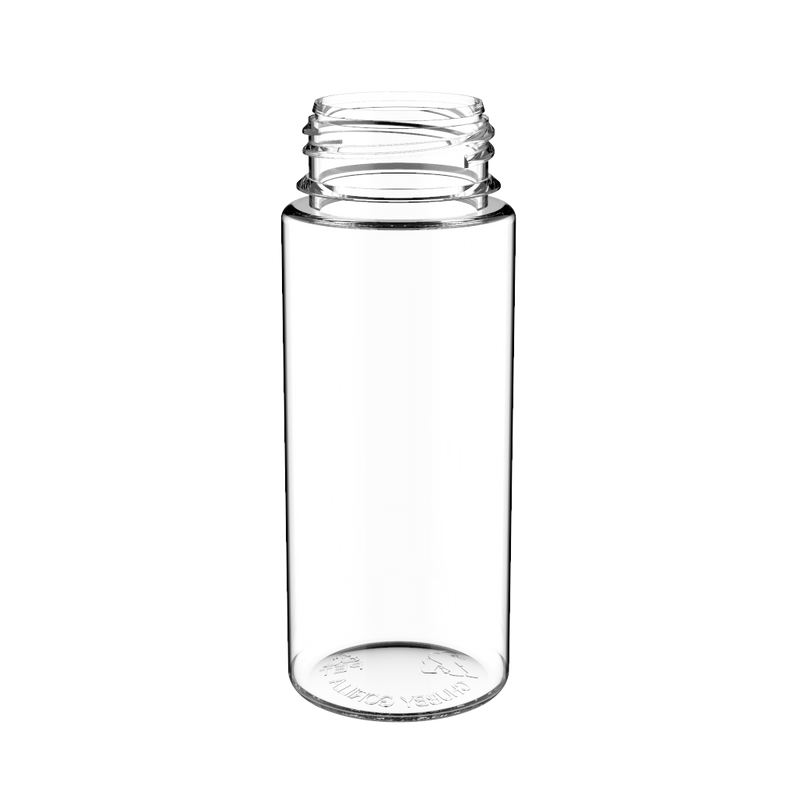 Chubby Gorilla Chubby Gorilla - 120ML Unicorn Bottle - Clear Bottle / White Cap - V3