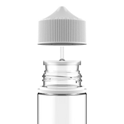 Chubby Gorilla Chubby Gorilla - 120ML Unicorn Bottle - Clear Bottle / White Cap - V3