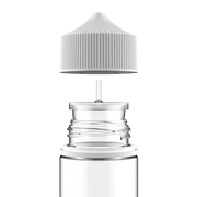 Chubby Gorilla Chubby Gorilla - 100ML Unicorn Bottle - Clear Bottle / White Cap - V3