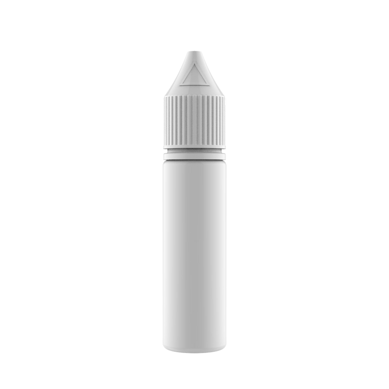 Chubby Gorilla - 20ML Unicorn Bottle - Solid White Bottle / White Cap - V3 - Copackr.com