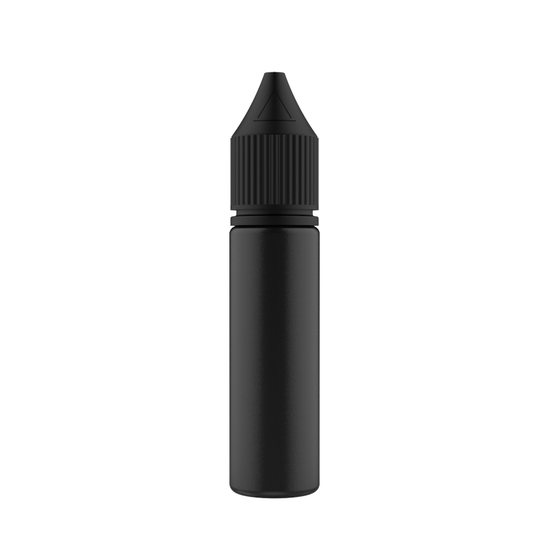 Chubby Gorilla - 20ML Unicorn Bottle - Solid Black Bottle / Black Cap - V3 - Copackr.com
