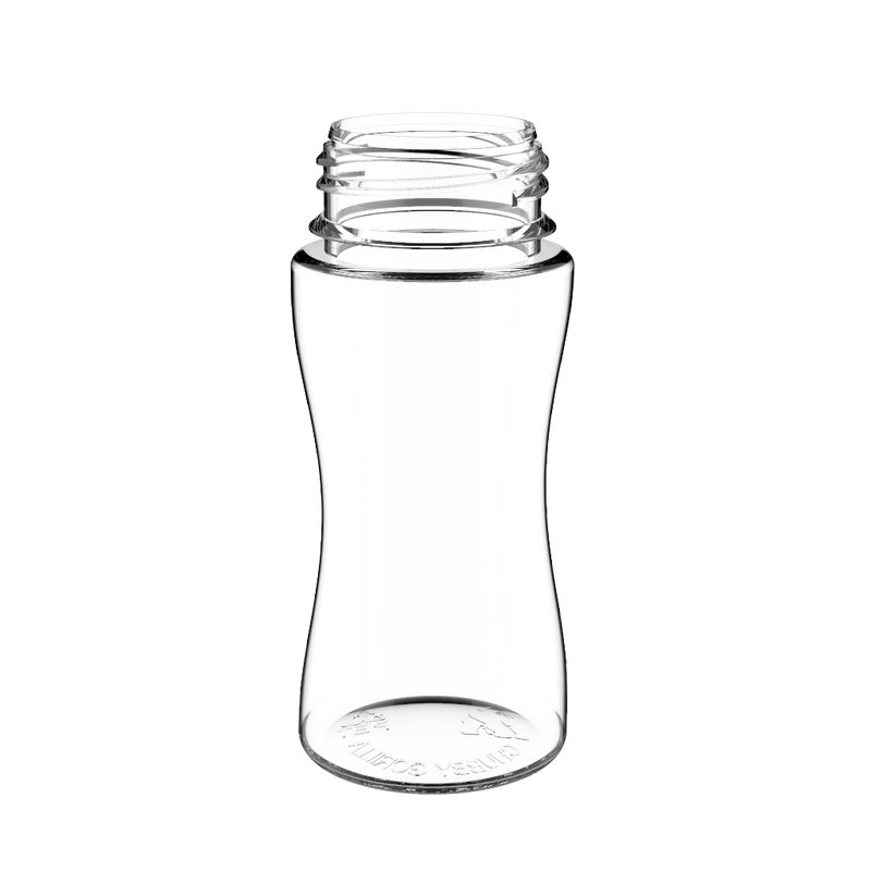 Chubby Gorilla - 75ML Stubby Unicorn Bottle - Clear Bottle / Black Cap - V3 - Copackr.com