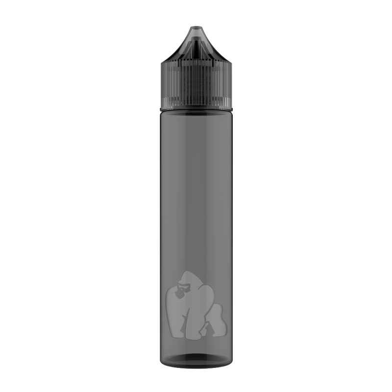 Chubby Gorilla - 60ML "SOFT" Unicorn Bottle - Transparent Black - Copackr.com