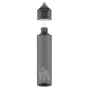 Chubby Gorilla - 60ML "SOFT" Unicorn Bottle - Transparent Black - Copackr.com