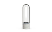 510 Cartridge Spiral CR Container Round Top - Clear Natural With Opaque White Lid - Copackr.com