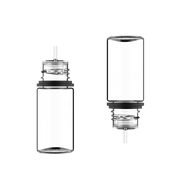 Chubby Gorilla Chubby Gorilla - 30ML Stubby Unicorn Bottle - Clear Bottle / Black Cap - V3