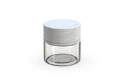 60CC/2FL.OZ Spiral CR - Container With Inner Seal & Tamper - Clear Natural With Opaque White Lid - Copackr.com