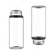 Chubby Gorilla - 120ML Unicorn Bottle - Clear Bottle / Black Cap - V3 - Copackr.com