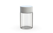 150CC/5OZ Spiral CR - Container With Inner Seal & Tamper - Clear Natural With Opaque White Lid - Copackr.com