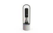 510 Cartridge Spiral CR Container Round Top - Clear Natural With Opaque White Lid - Copackr.com