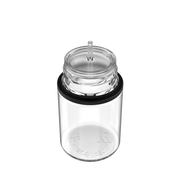 Chubby Gorilla 60ML Stubby Unicorn Bottle - Clear Bottle / Black Cap - V3 - Copackr.com