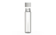 Spiral CR - Tube 95mm with Inner Seal & Tamper - Clear Natural (Transparent) with Opaque White Lid - Copackr.com