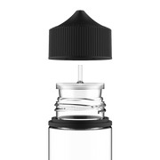 Chubby Gorilla - 75ML Stubby Unicorn Bottle - Clear Bottle / Black Cap - V3 - Copackr.com