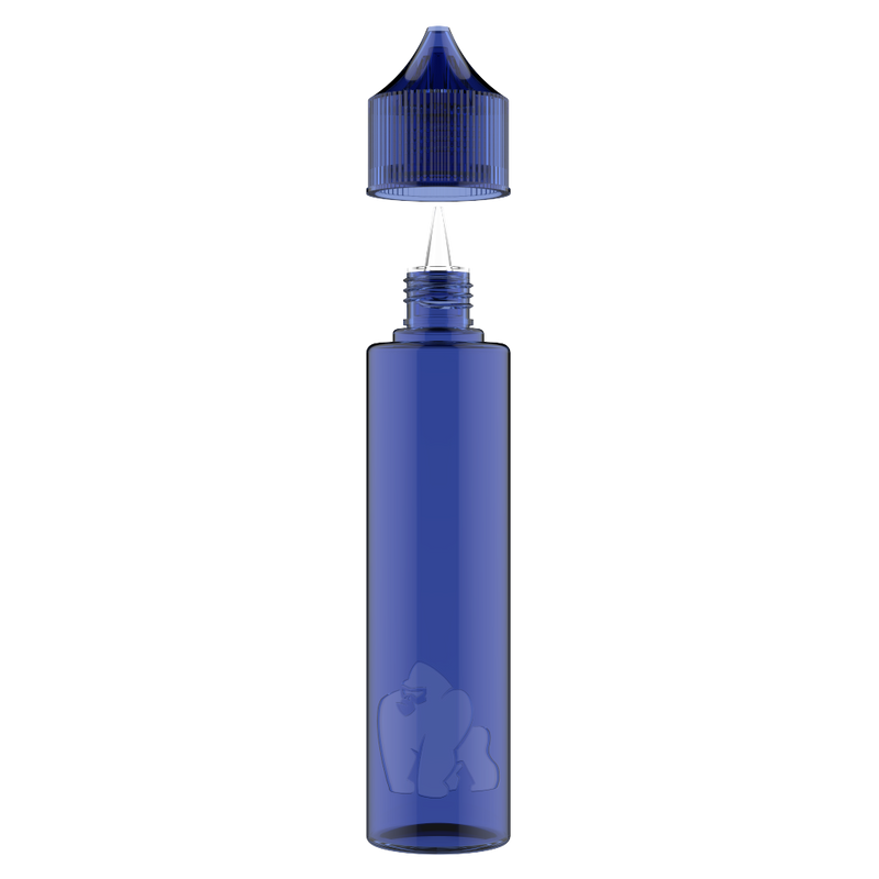 Chubby Gorilla - 60ML "SOFT" Unicorn Bottle - Transparent Blue - Copackr.com