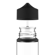 Chubby Gorilla - 120ML Unicorn Bottle - Clear Bottle / Black Cap - V3 - Copackr.com