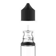 Chubby Gorilla 60ML Unicorn Bottle - Clear Bottle / Black Cap - V3 - Copackr.com
