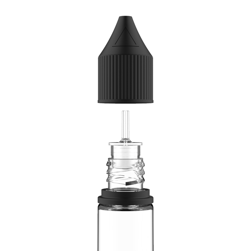Chubby Gorilla - 30ML Unicorn Bottle - Clear Bottle / Black Cap - V3 - Copackr.com