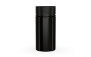 180CC/6FL.OZ Spiral CR - Container With Inner Seal & Tamper - Opaque Black With Opaque Black Lid - Copackr.com