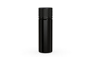 Spiral CR - Tube 65mm with Inner Seal & Tamper - Opaque Black with Opaque Black Lid - Copackr.com