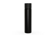 Spiral CR - Tube 95mm with Inner Seal & Tamper - Opaque Black with Opaque Black Lid - Copackr.com