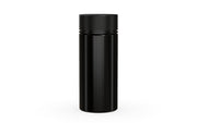 240CC/8FL.OZ Spiral CR - Container With Inner Seal & Tamper - Opaque Black With Opaque Black Lid - Copackr.com