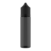 Chubby Gorilla 60ML Unicorn Bottle - Translucent Black Bottle / Black Cap - V3 - Copackr.com