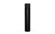 Spiral CR - Tube 115mm with Inner Seal & Tamper - Opaque Black with Opaque Black Lid - Copackr.com