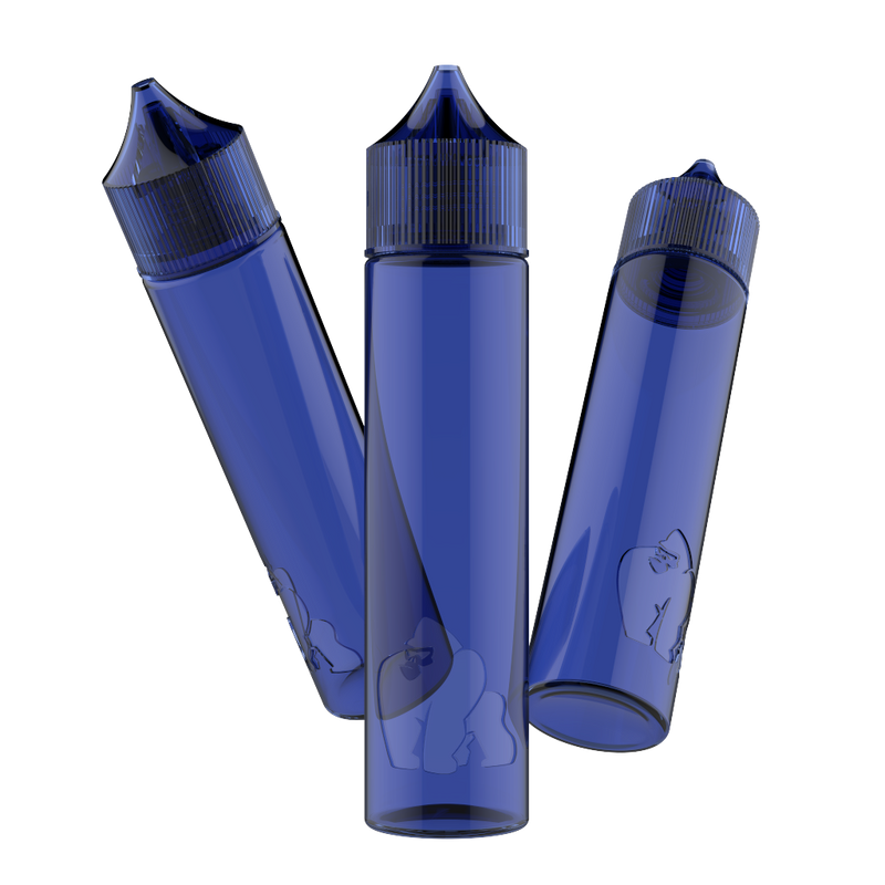Chubby Gorilla - 60ML "SOFT" Unicorn Bottle - Transparent Blue - Copackr.com
