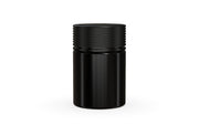 120CC/4FL.OZ/120ML Spiral CR - Container With Inner Seal & Tamper - Opaque Black With Opaque Black Lid - Copackr.com
