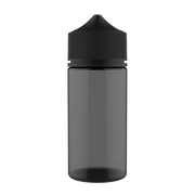 Chubby Gorilla - 100ML Unicorn Bottle - Transparent Black Bottle / Black Cap - V3 - Copackr.com