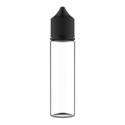 Chubby Gorilla 60ML Unicorn Bottle - Clear Bottle / Black Cap - V3 - Copackr.com