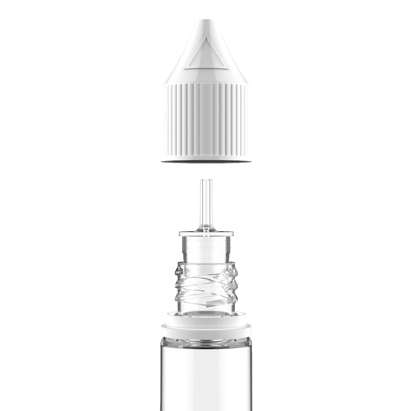 Chubby Gorilla - 10ML Unicorn Bottle - Clear Bottle / White Cap - V3 - Copackr.com