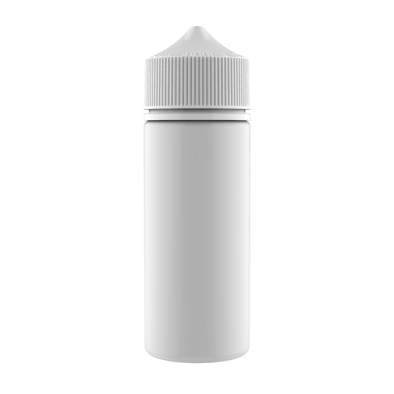 Chubby Gorilla - 120ML Unicorn Bottle - Solid White Bottle / White Cap - V3 - Copackr.com