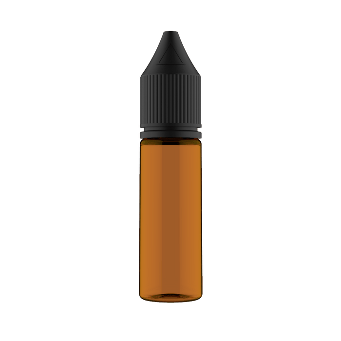 Chubby Gorilla - 15/16,5 ML Unicorn Bottle - Amber Bottle / Black Cap - Copackr.com