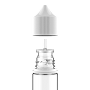 Chubby Gorilla - 30ML Stubby Unicorn Bottle - Clear Bottle / White Cap - V3 - Copackr.com